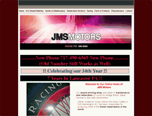 Tablet Screenshot of jmsmotors.com